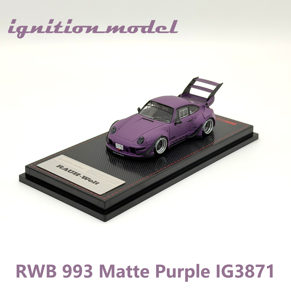 Spark Plug - Model samochodu Ignition 1:64 Porsche RWB