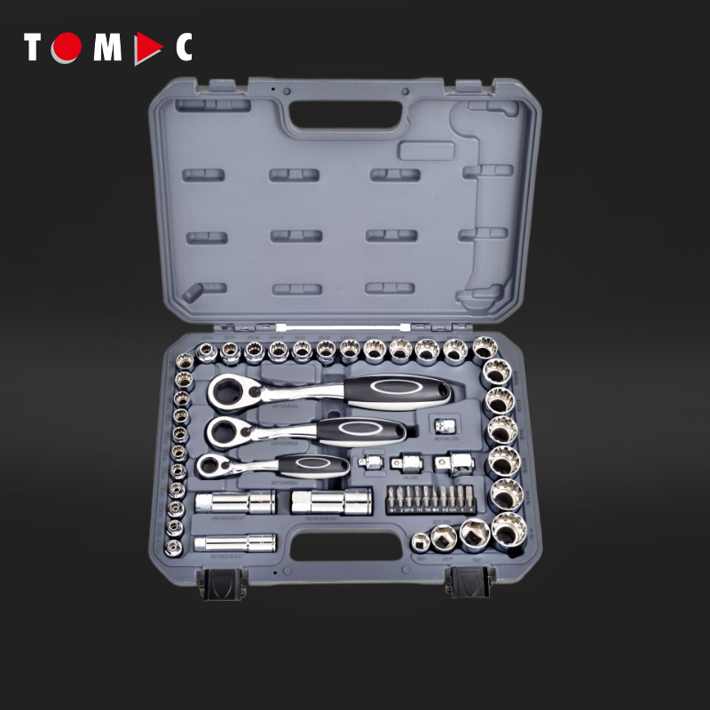 Socket Set - Zestaw kluczy nasadowych TOMAC 52 szt.